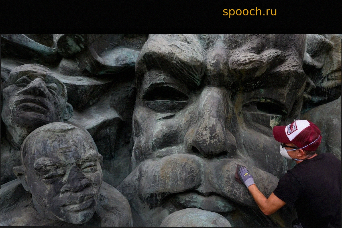 Реставрация и сохранение монументального барельефа Карла Маркса в Лейпциге